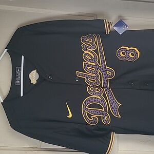 Kobe Bryant LA Dodgers jersey, #8 on front, #24 on back, All Stitched, BRAND NEW